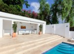 24. Pool terrace and BBQ area