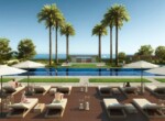 3 Pool sea views