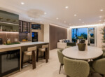 Bahia del Velerin 3-1 - 29 lounge dining kitchen evening